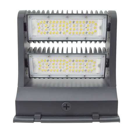 LED wall pack lights front side