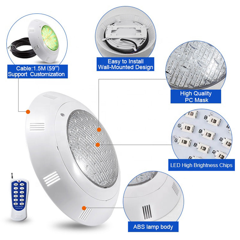 details of led pool lights