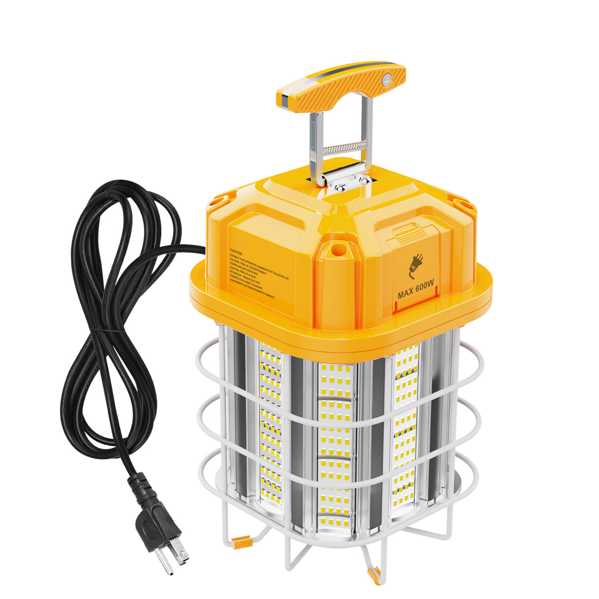 Temporary LED Work Light Front Size