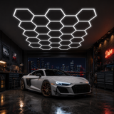 LED Hexagon Garage Lights 30 Hex