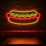 HOT DOG Neon Sign for Restaurant Wall Decor