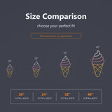 Ice Cream Cone Neon Sign for Ice Cream Shop Decor