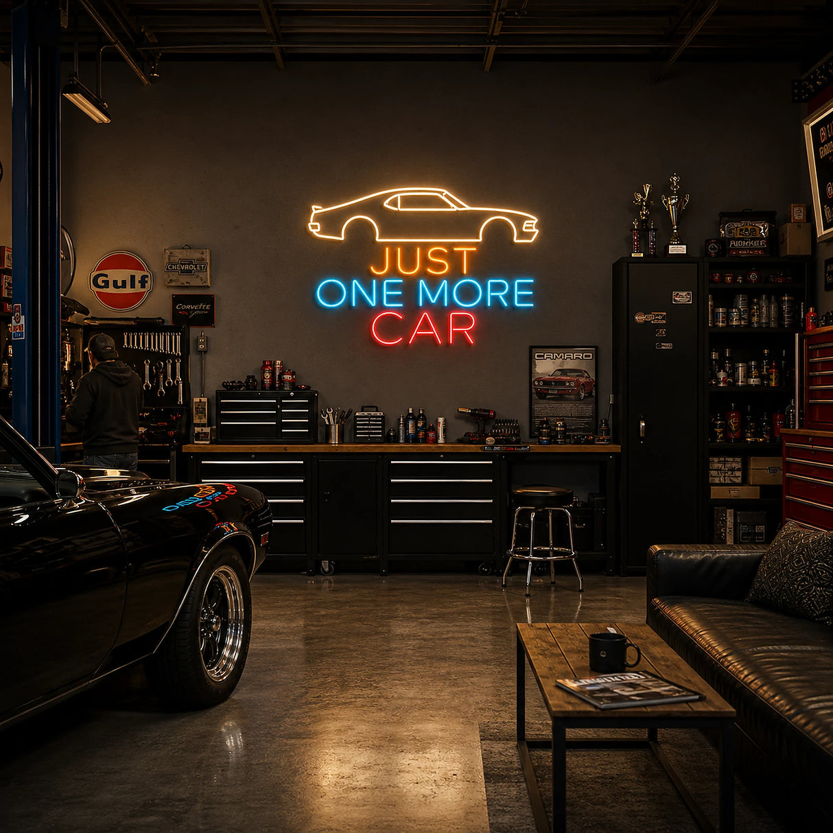 Just One More Car Neon Sign
