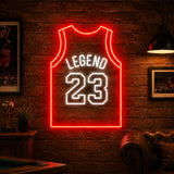 Legend 23 Jersey Man Cave Neon Sign