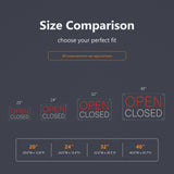 Open Closed Neon Sign for Business Door