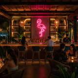 Pink Flamingo LED Neon Sign