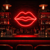 Red Lips LED Neon Sign