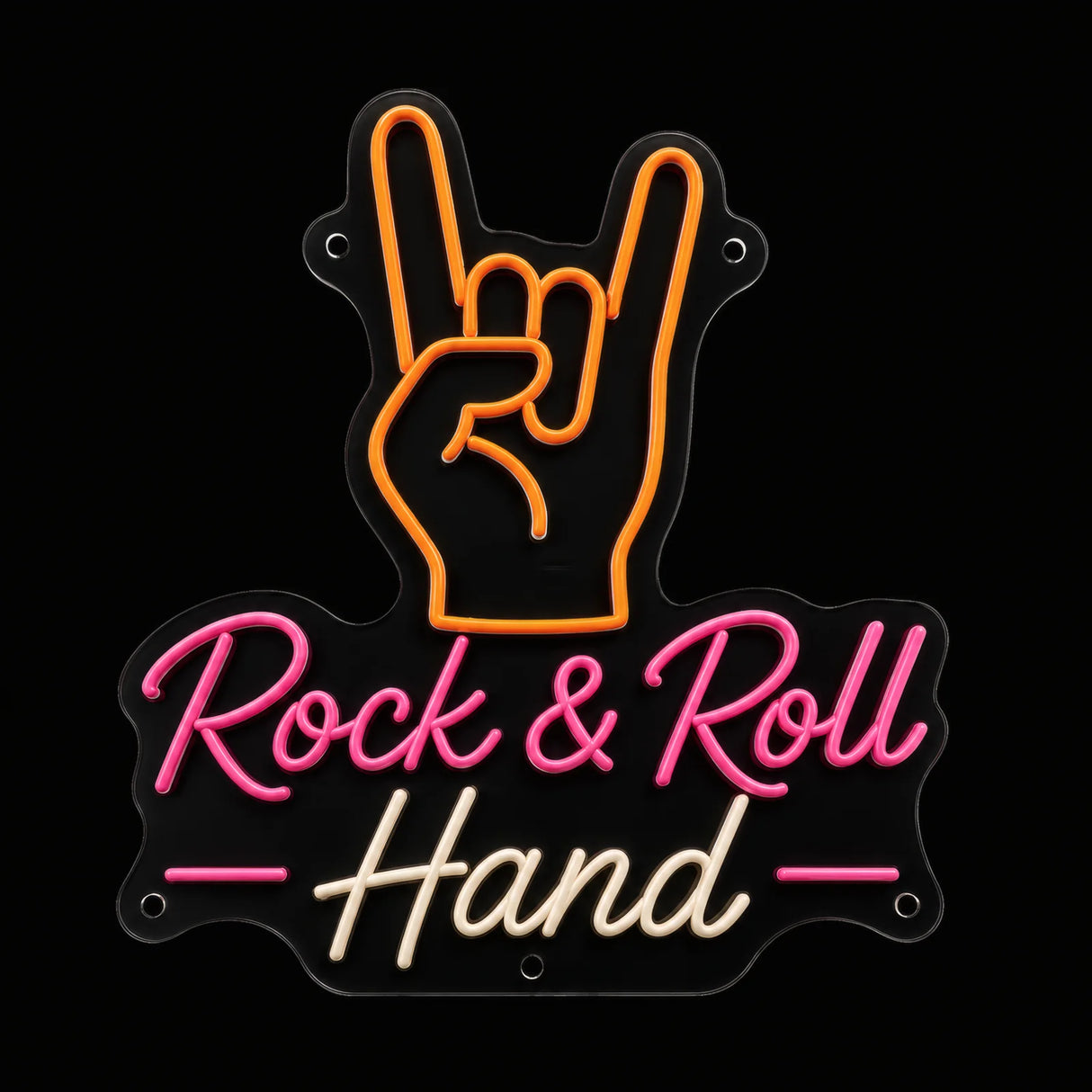 Rock and Roll Hand LED Neon Sign