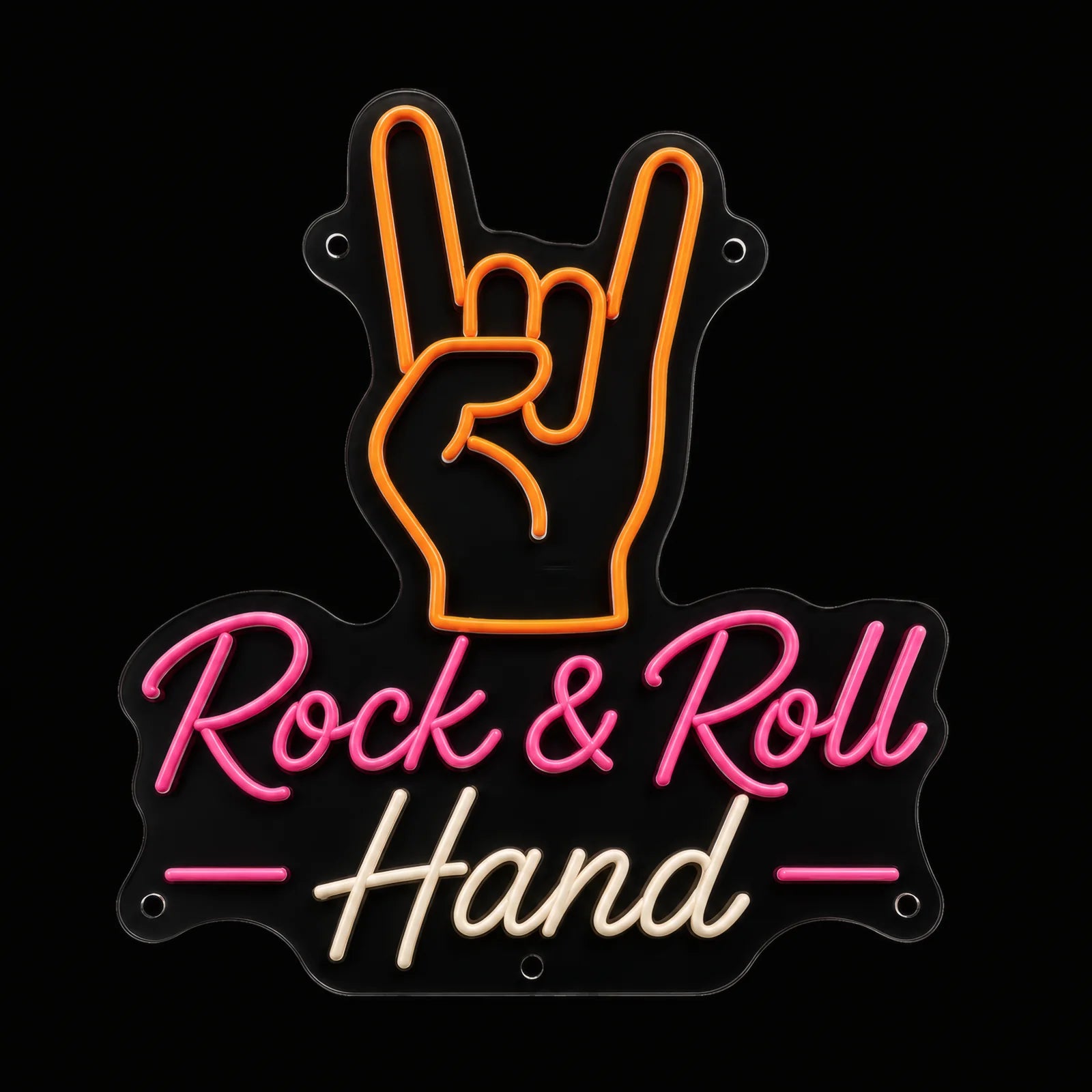Rock and Roll Hand LED Neon Sign