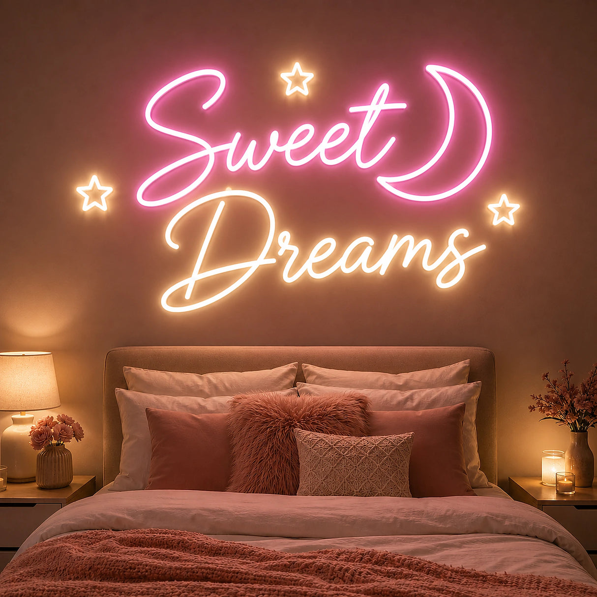 Sweet Dreams Bedroom Neon Sign