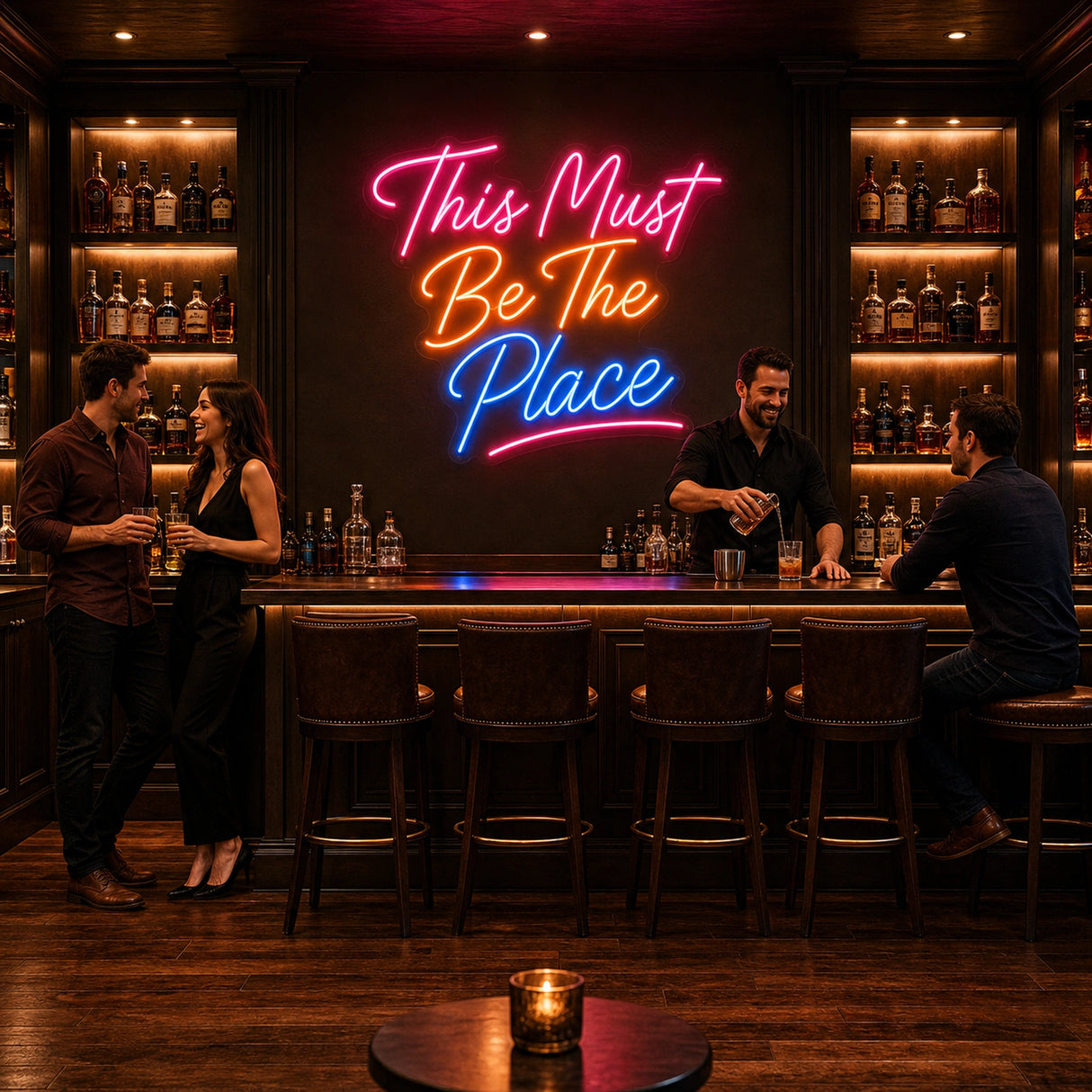 This Must Be The Place Neon Sign for Wall Decor