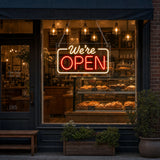 Classic Neon Open Sign for Business Window