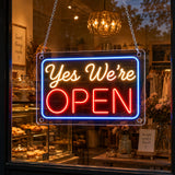 We Are Open Neon Sign