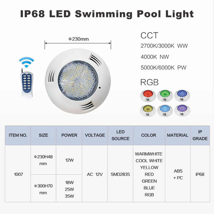 LED Pool Lights-Inground Pool Lights-Control 1.6